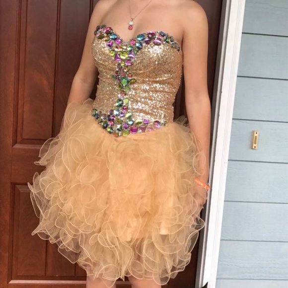 Formal above knee Party dress - Picture 5 of 7